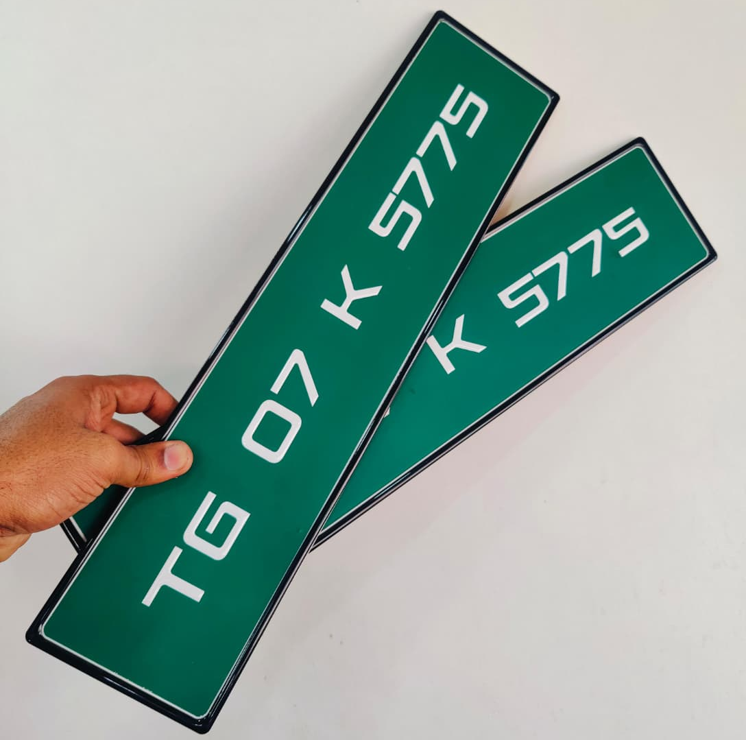 Order EV gel Number Plates